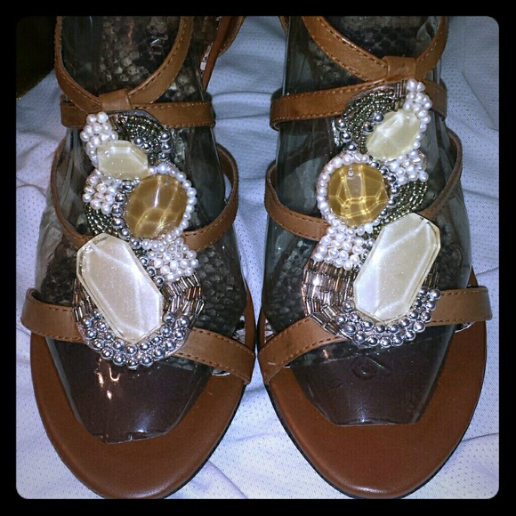 Gianni Bini Shoes - Gianni Bini NWOT Jeweled Sandals